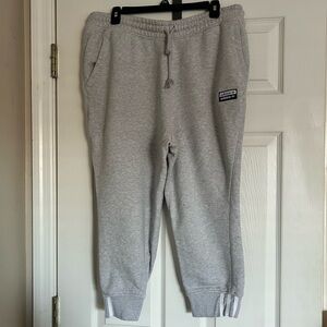 Gray Adidas Sweatpant Joggers